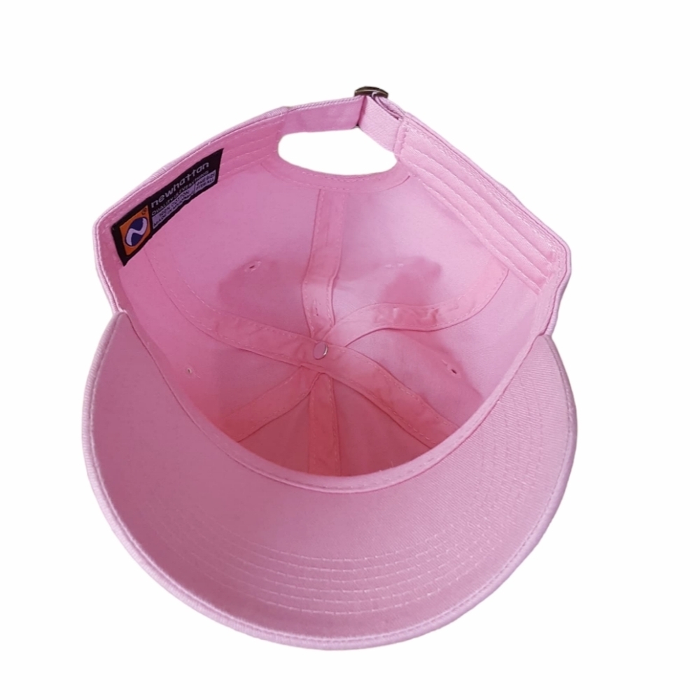 Women's cap, pink baseball hat with adjustable strap back new curved Hats Cap - Picture 7 of 14